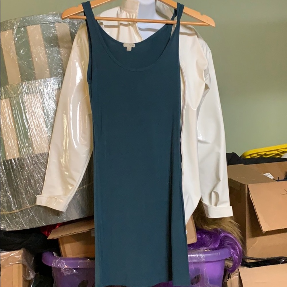 Soft mini cotton dress or coverup